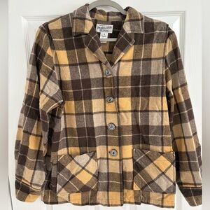 VGUC Pendleton Wool Plaid Blazer Jacket Limited Edition Button Up